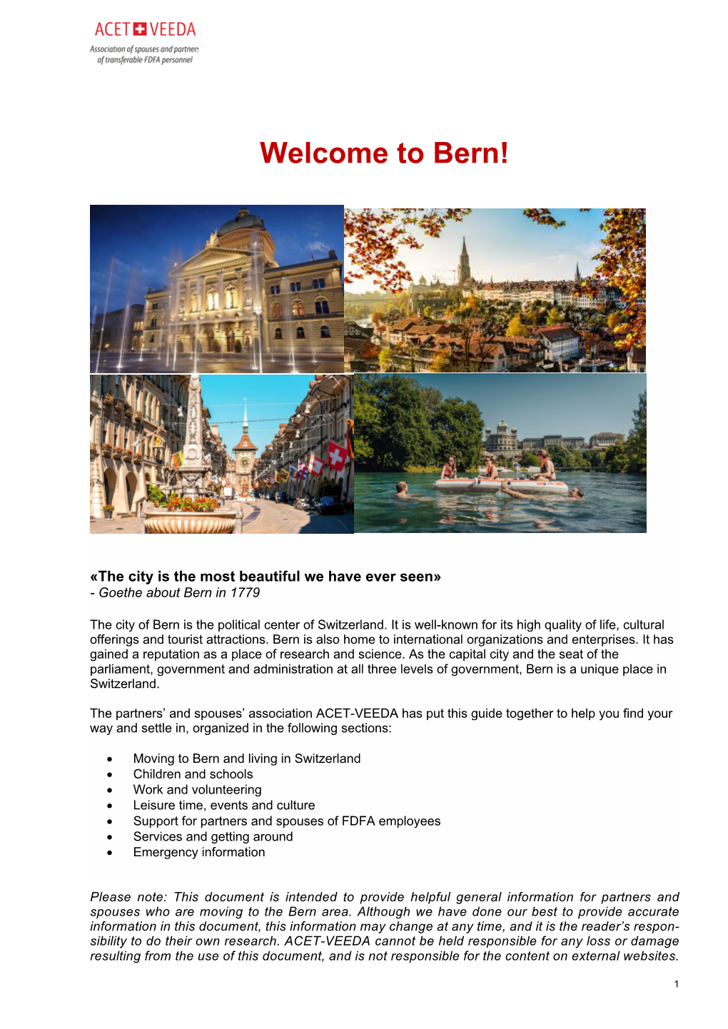 Welcome to Bern Acet-Veeda 2021