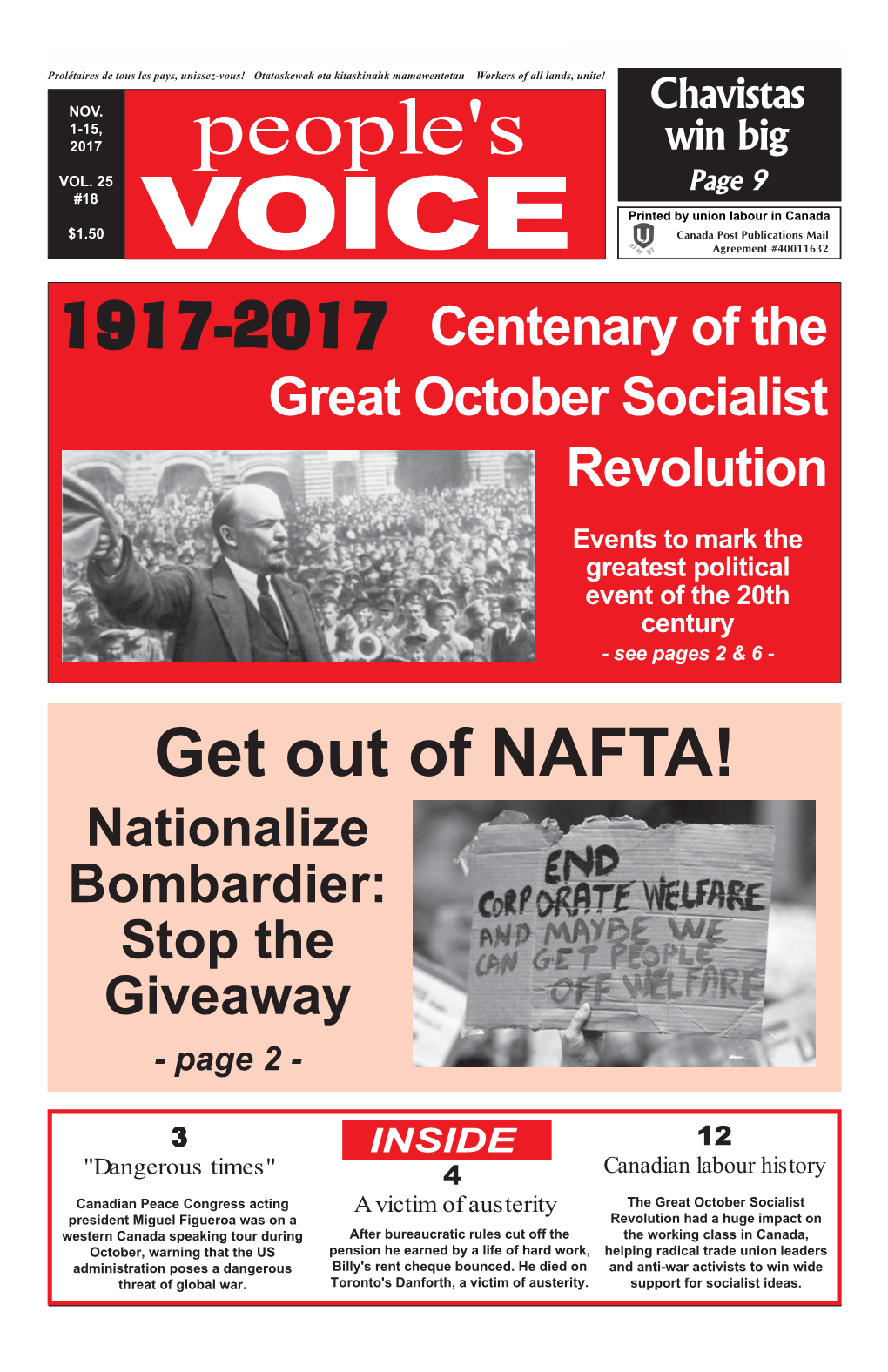 Get out of NAFTA! Nationalize Bombardier: Stop the Giveaway - Page 2