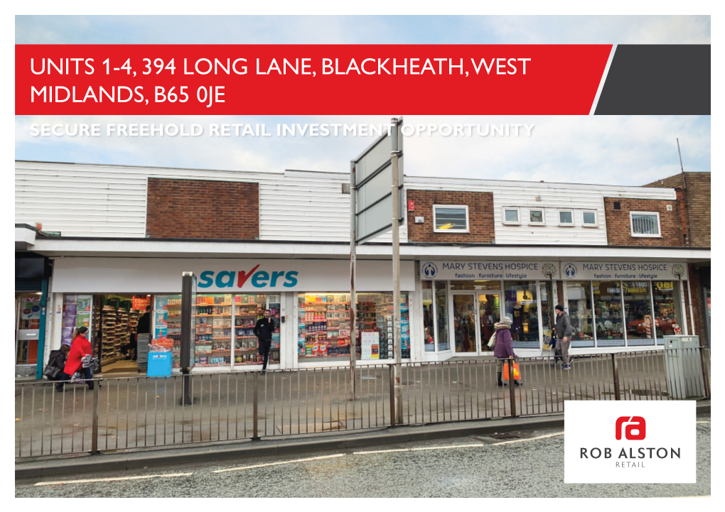 Units 1-4, 394 Long Lane, Blackheath, West Midlands