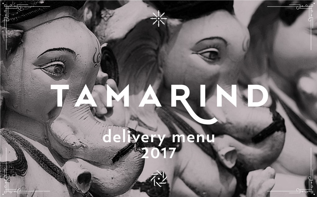 Tamarind Delivery Menu