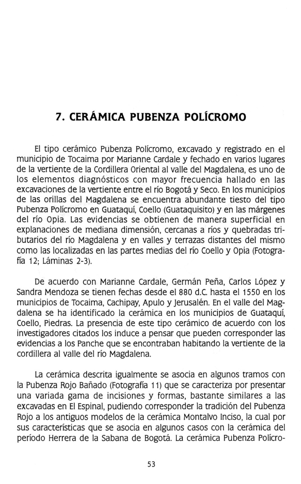 Boletín De Arqueología: Ceramica Pubenza Policromo