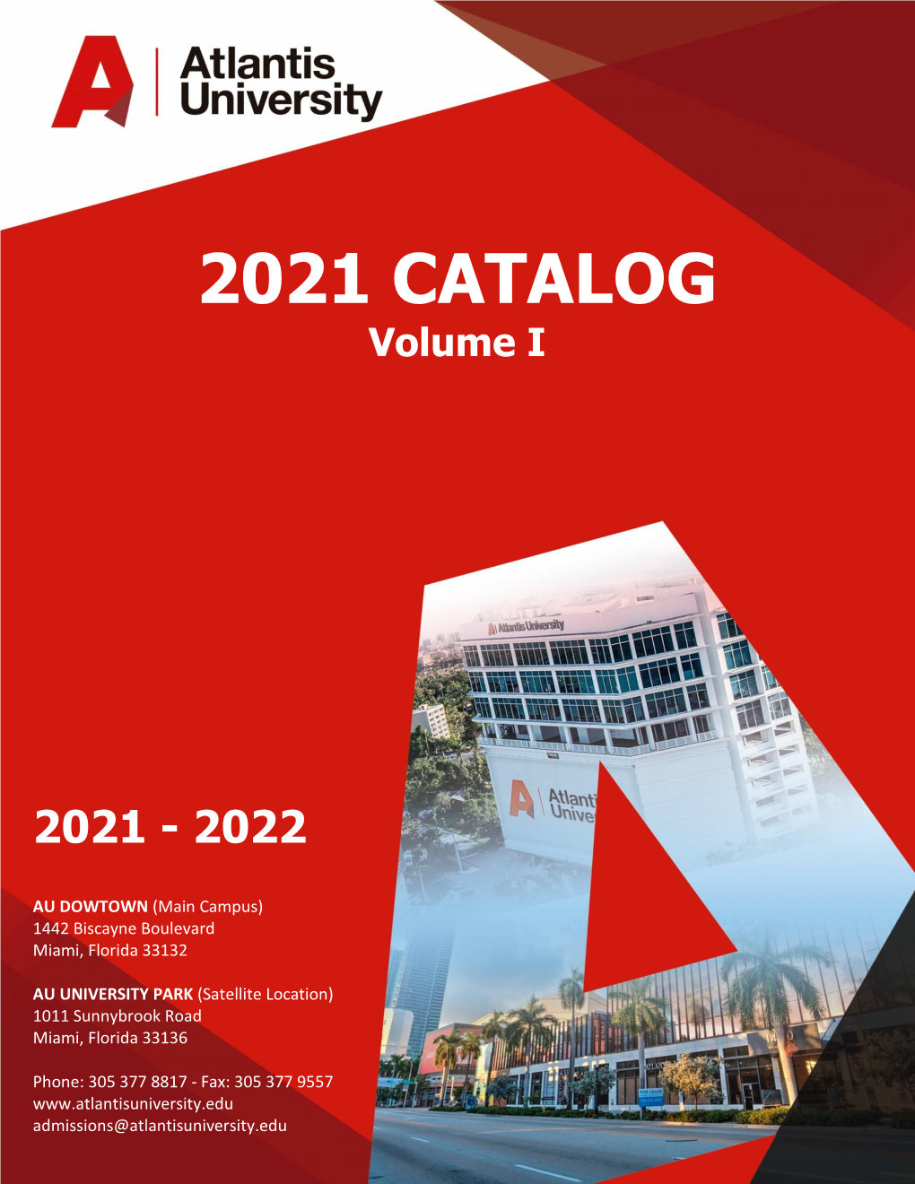 2021 CATALOG Volume I