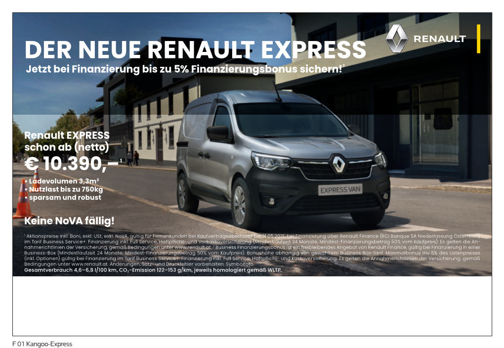 DER NEUE RENAULT EXPRESS 2 Jetzt Bei Finanzierung Bis Zu 5% Finanzierungsbonus Sichern!