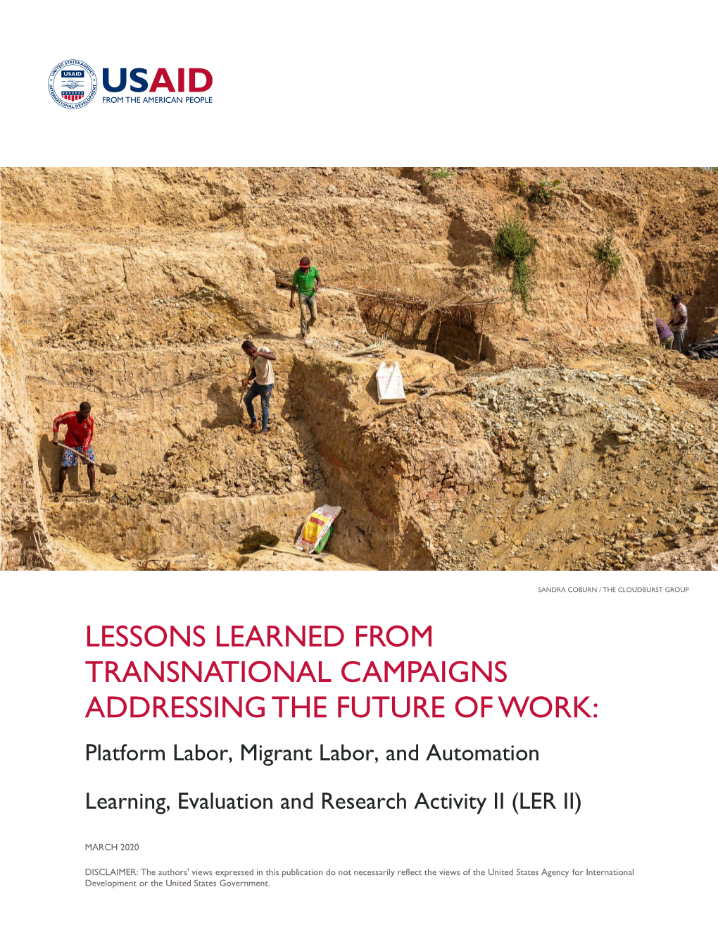LESSONS LEARNED from TRANSNATIONAL CAMPAIGNS ADDRESSING the FUTURE of WORK: Platform Labor, Migrant Labor, and Automation