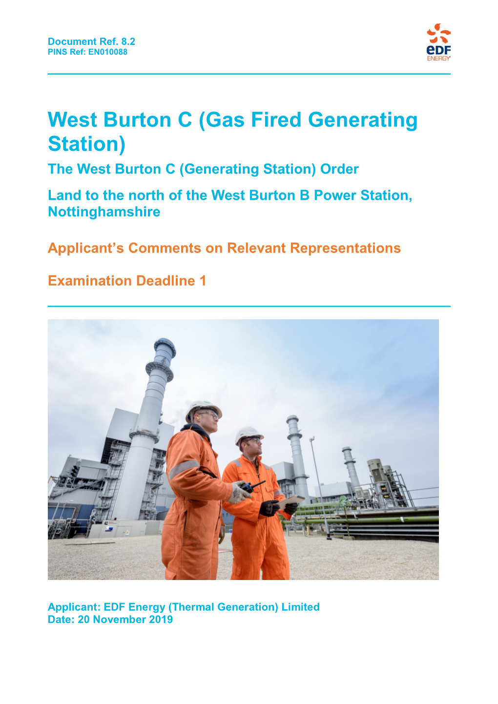 West Burton C (Gas Fired Generating Station)
