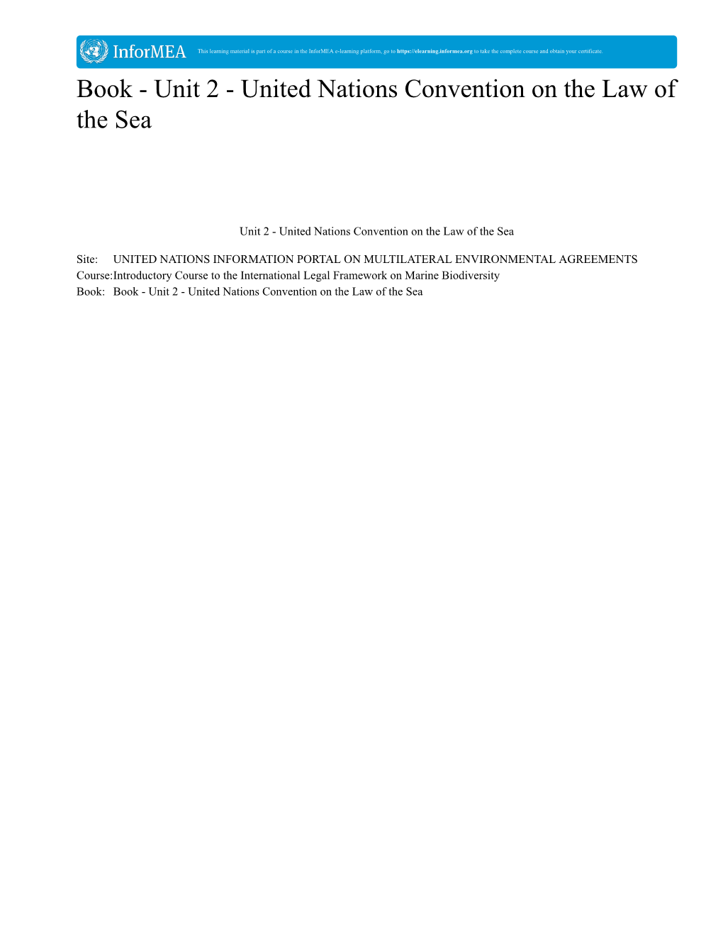 United Nations Convention on the Law of the Sea