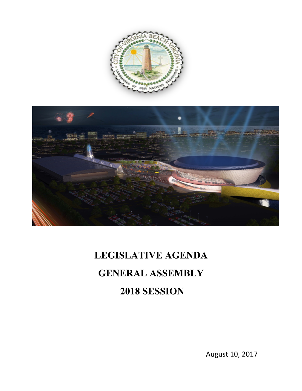 Legislative Agenda General Assembly 2018 Session