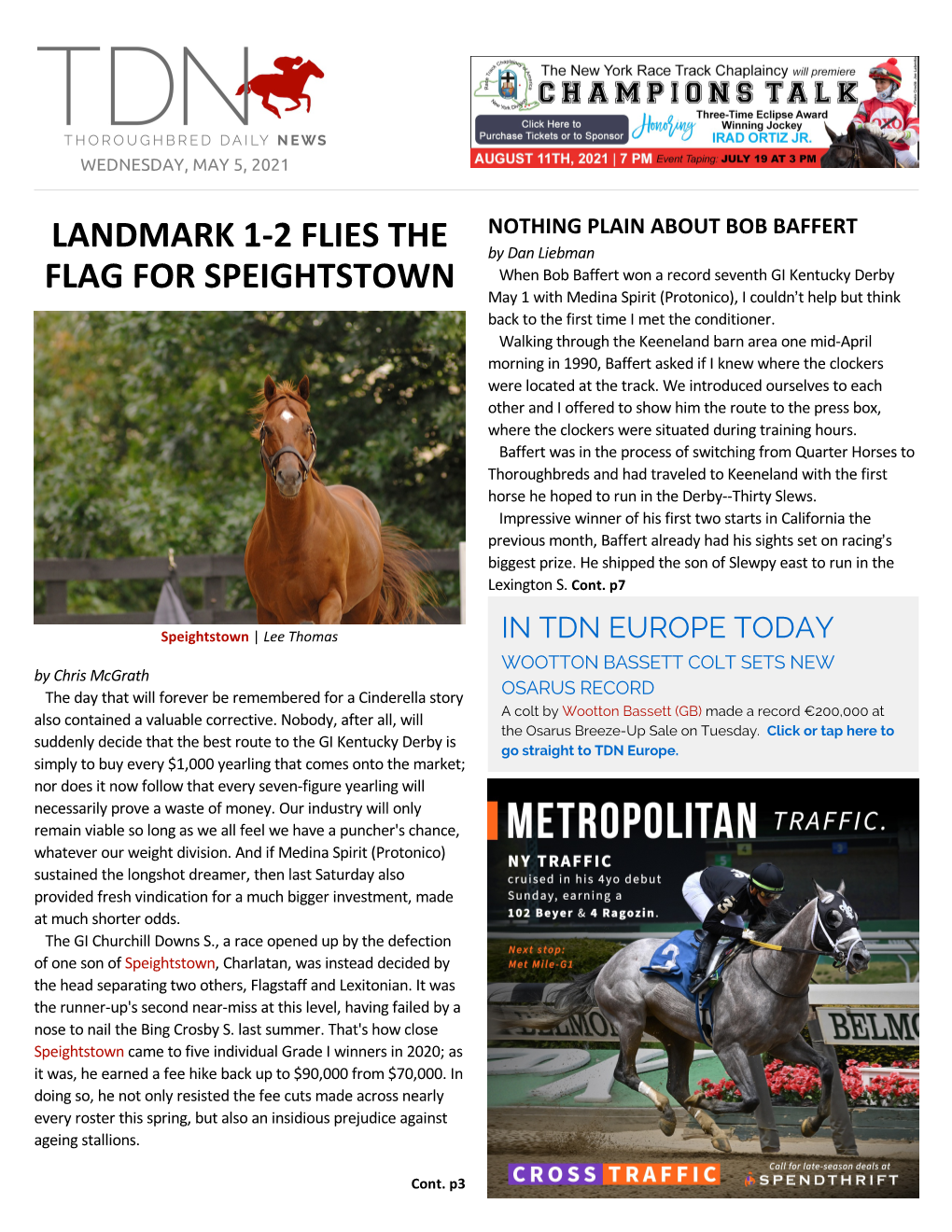 Landmark 1-2 Flies the Flag for Speightstown