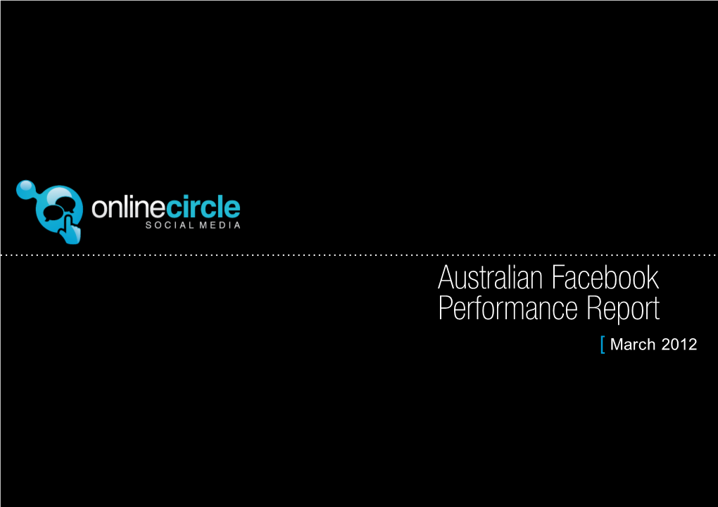 Australian Facebook Performance Report