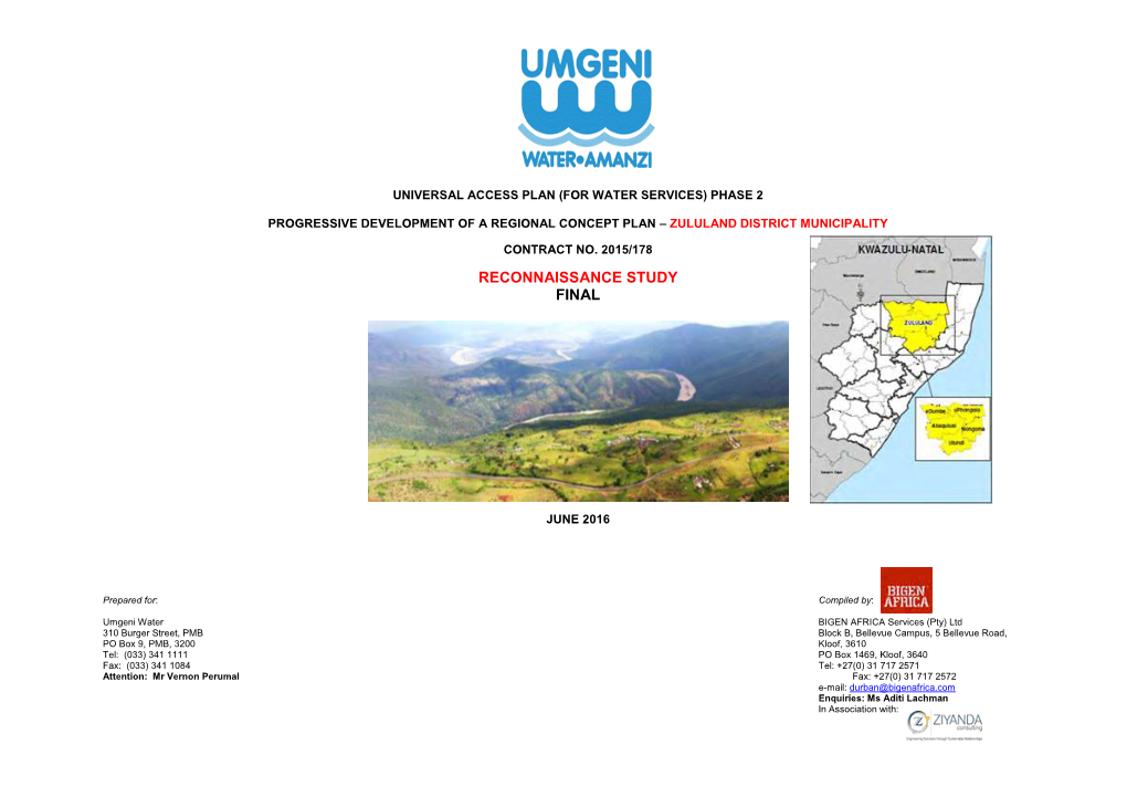 Zululand UAP Phase 2 Final Report