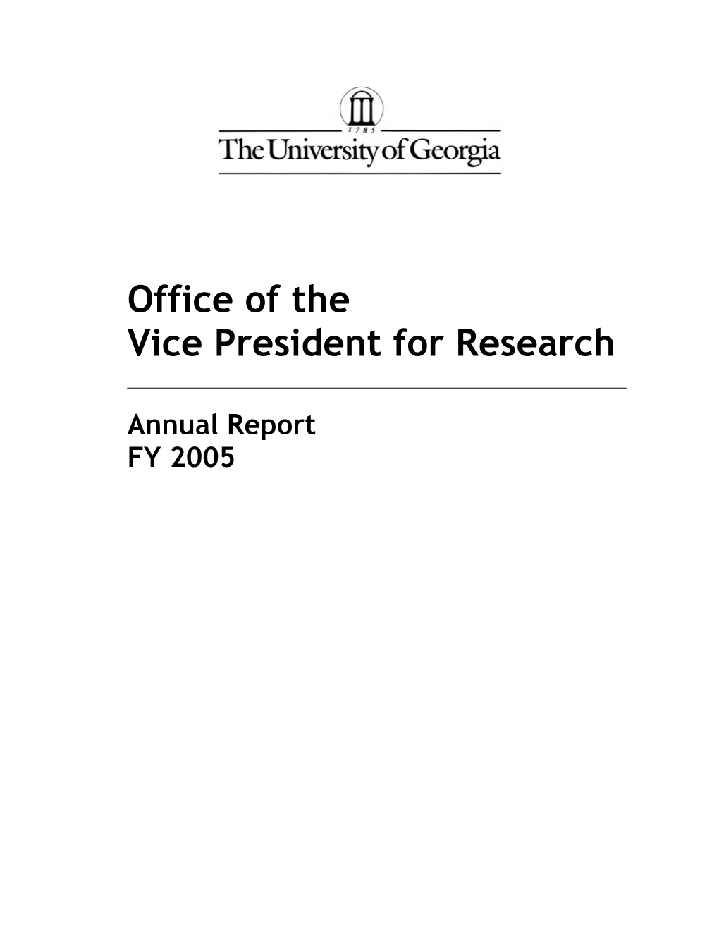 Office of the Vice President for Research