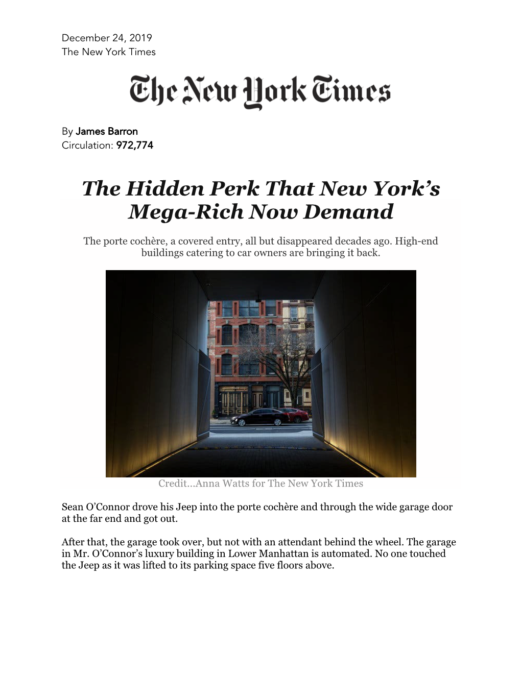 The Hidden Perk That New York's Mega-Rich Now Demand