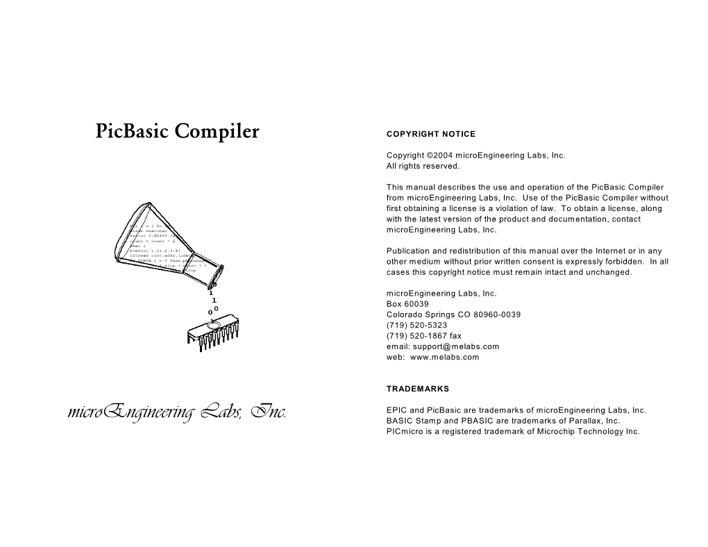 PBASIC Compiler Manual