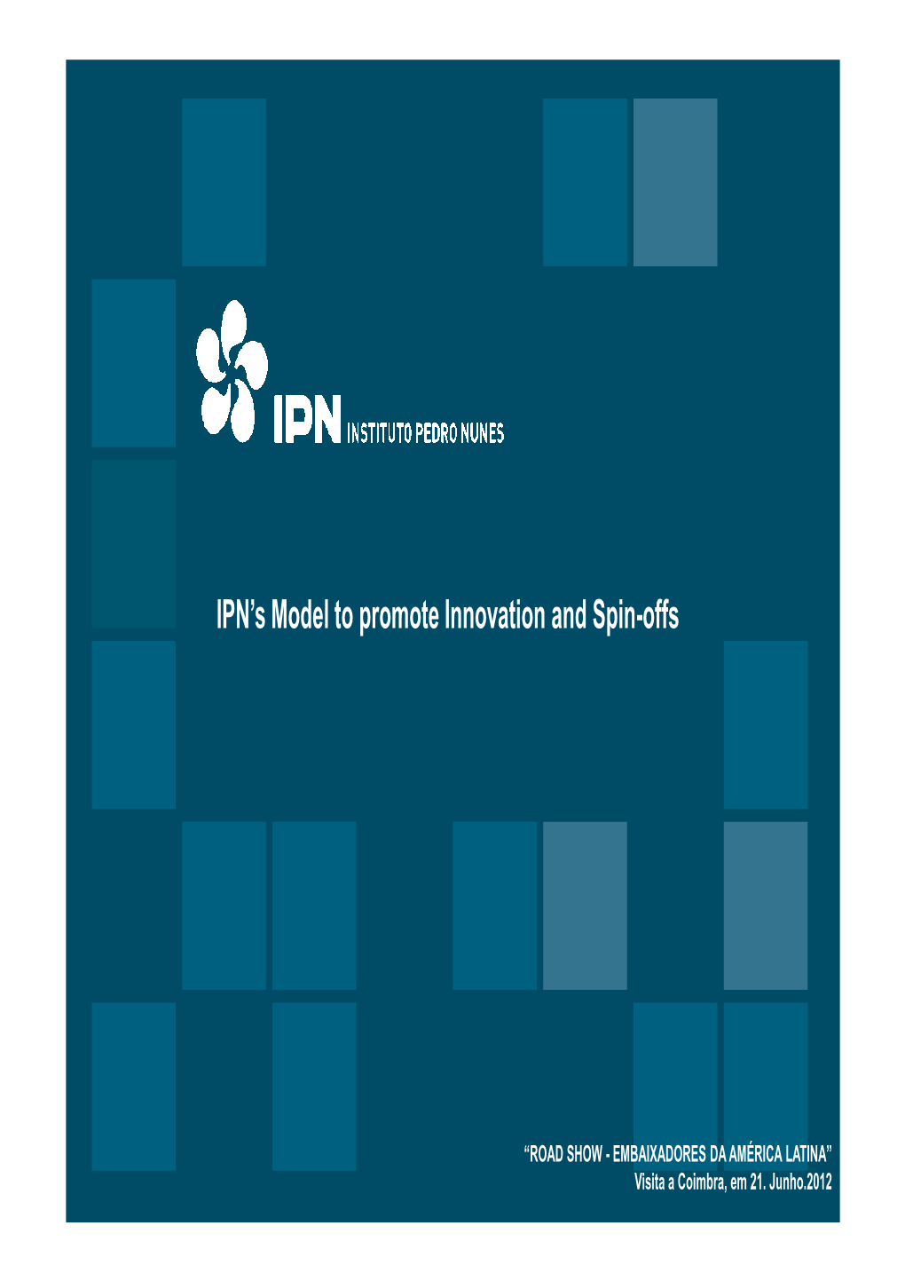 IPN's Model to Promote Innovation and Spin-Offs