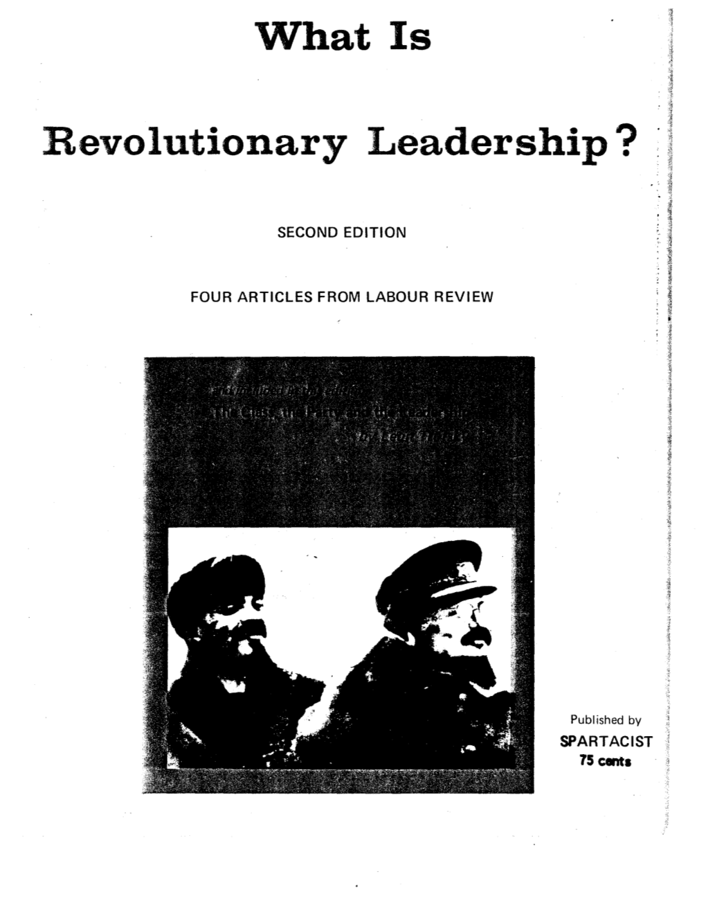 Revolutionary Leadership? ° 1