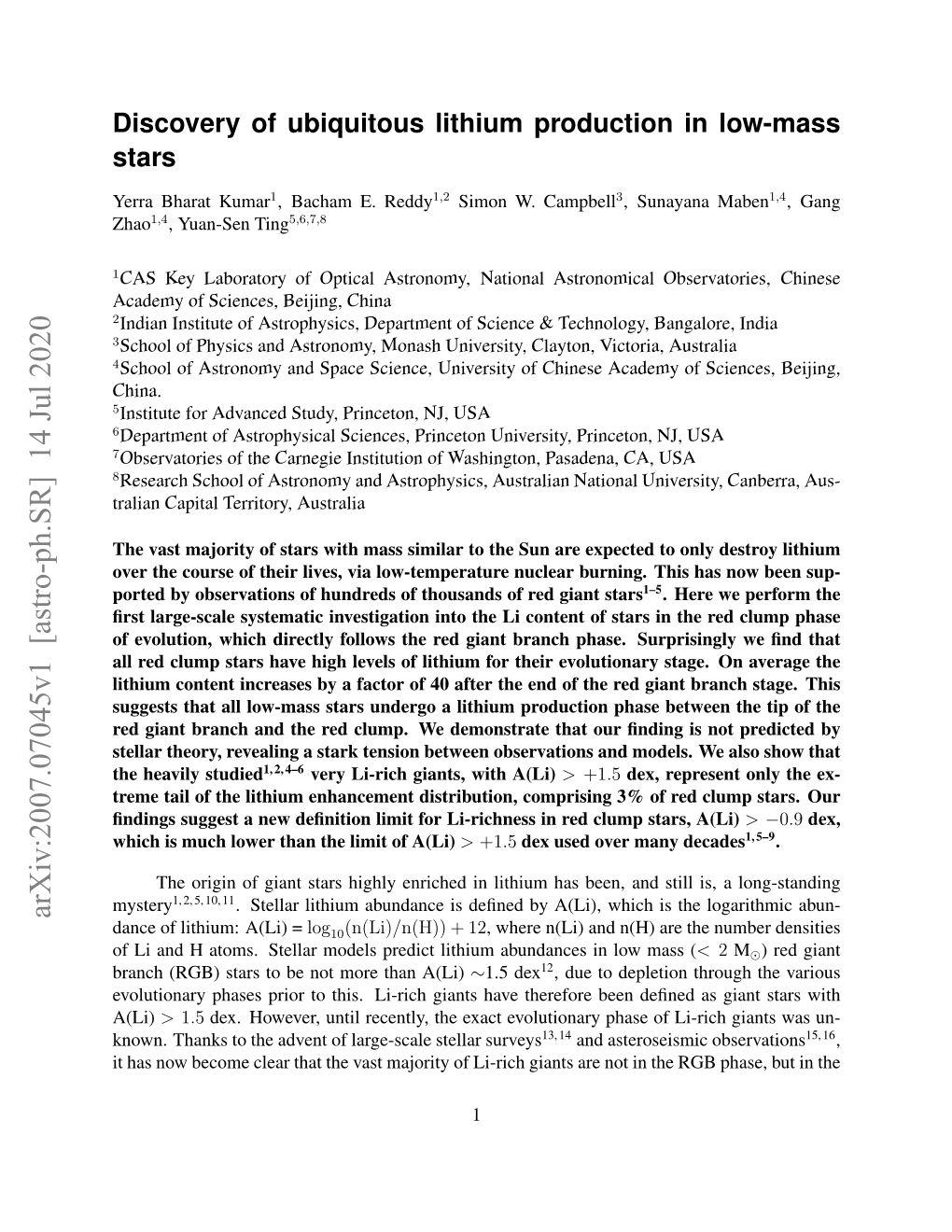 Discovery of Ubiquitous Lithium Production in Low-Mass Stars