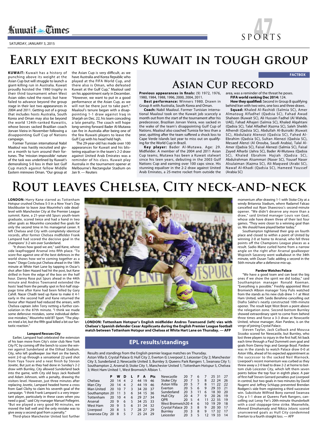 Rout Leaves Chelsea, City Neck-And-Neck