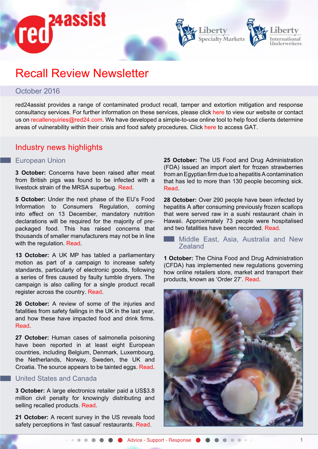 Recall Review Newsletter