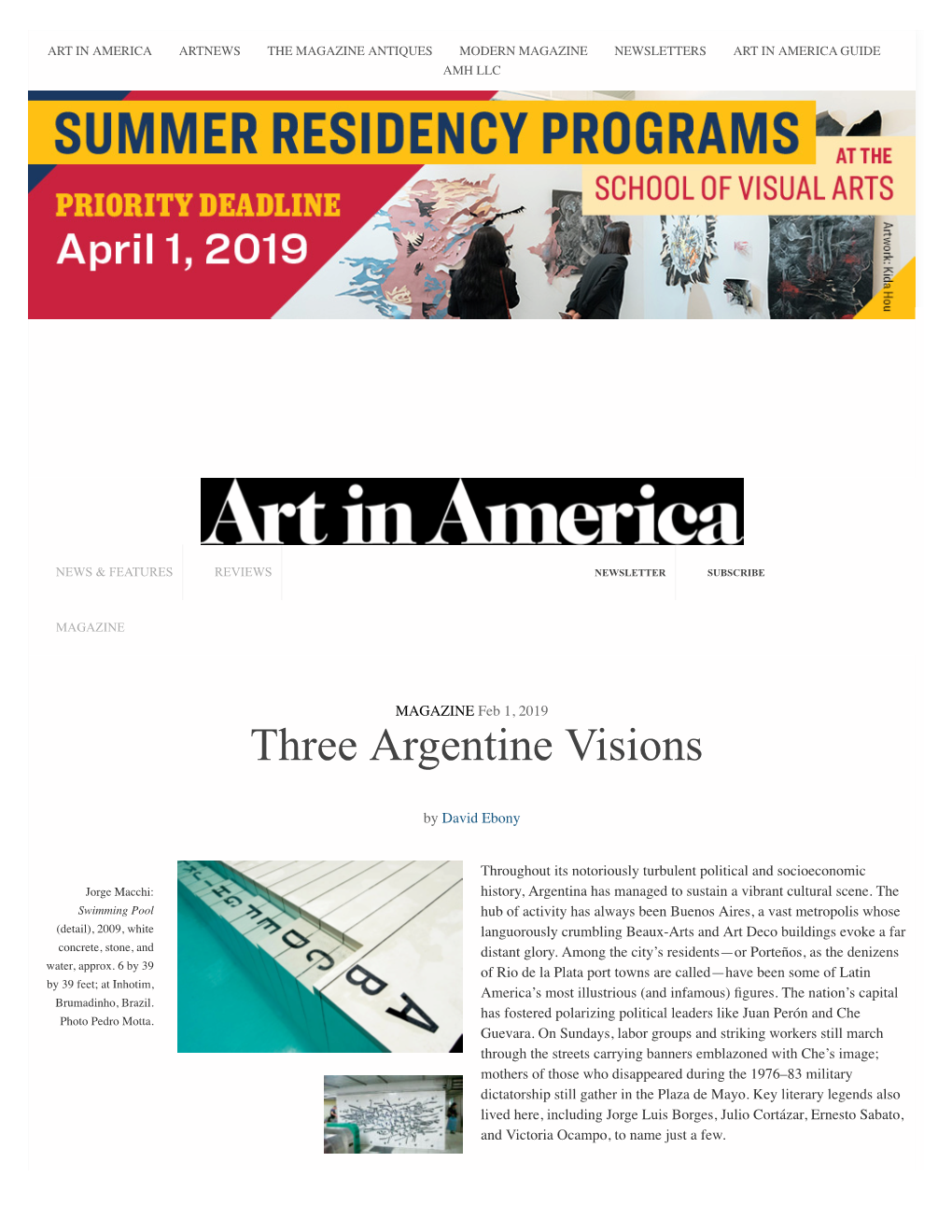 Three Argentine Visions