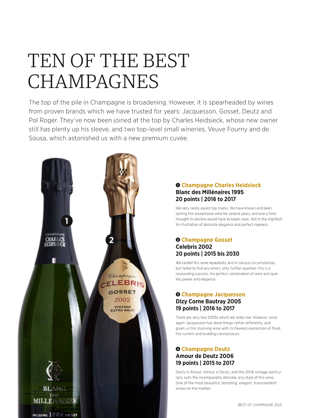 Ten of the Best Champagnes