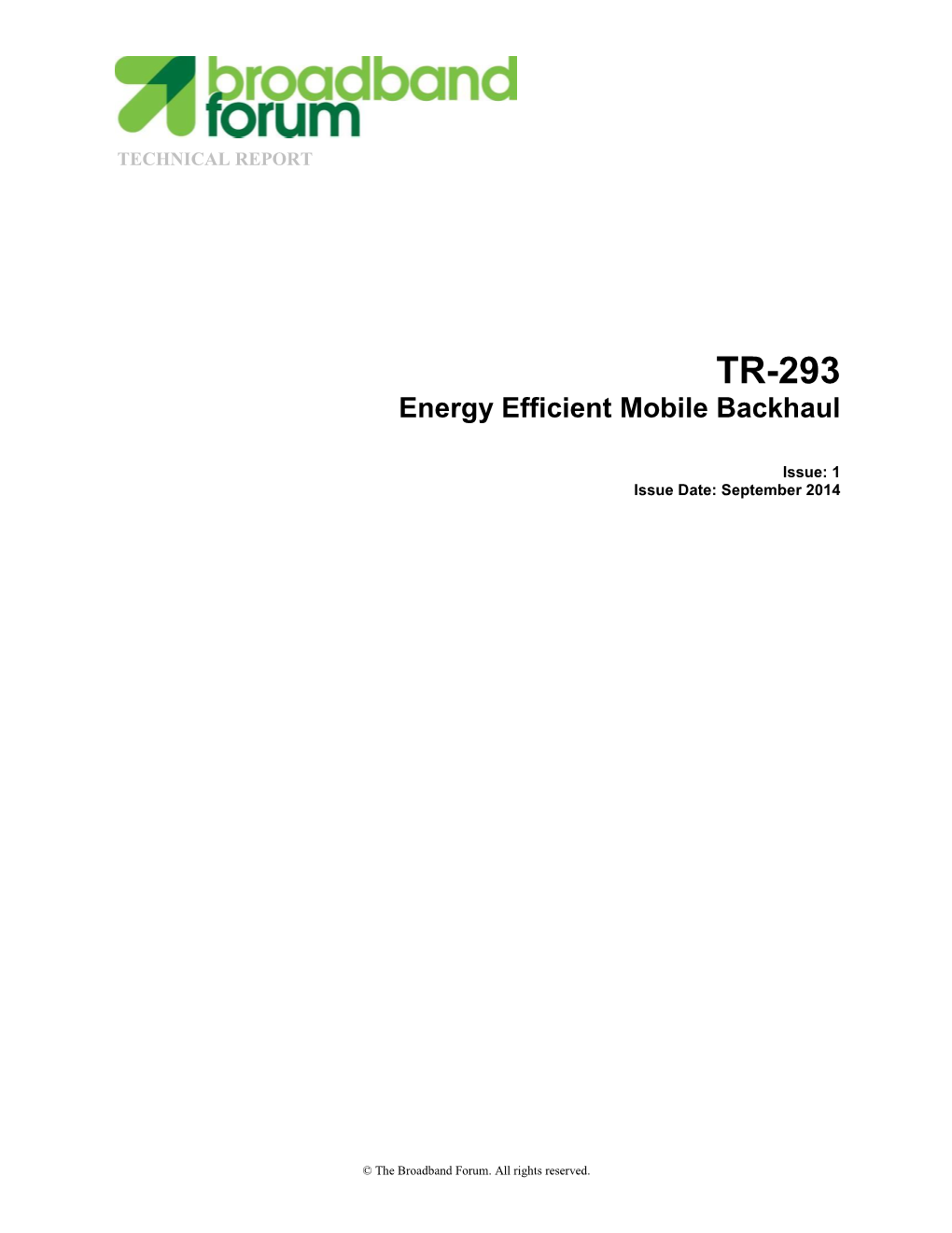 Energy Efficient Mobile Backhaul