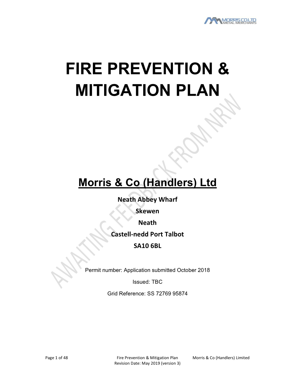 Fire Prevention & Mitigation Plan