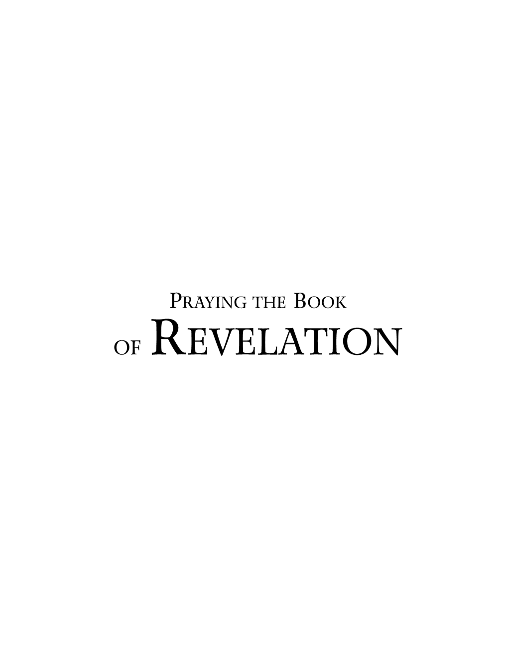 Of Revelation