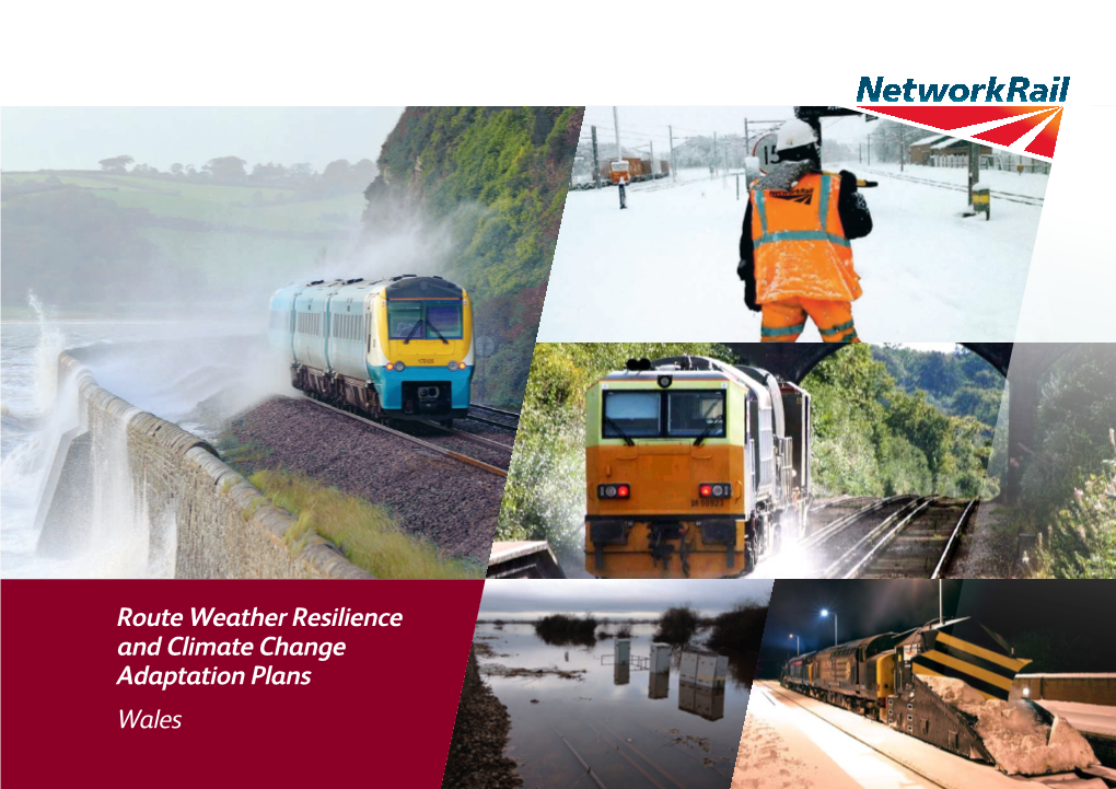 Route Weather Resilience and Climate Change Adaptation Plans Wales