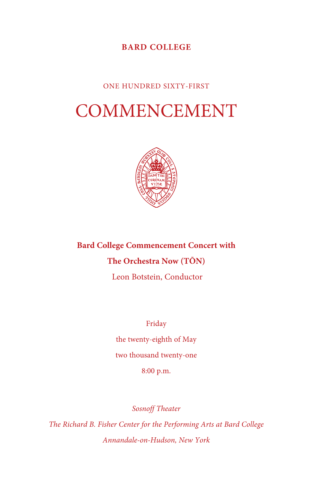 Concert Program