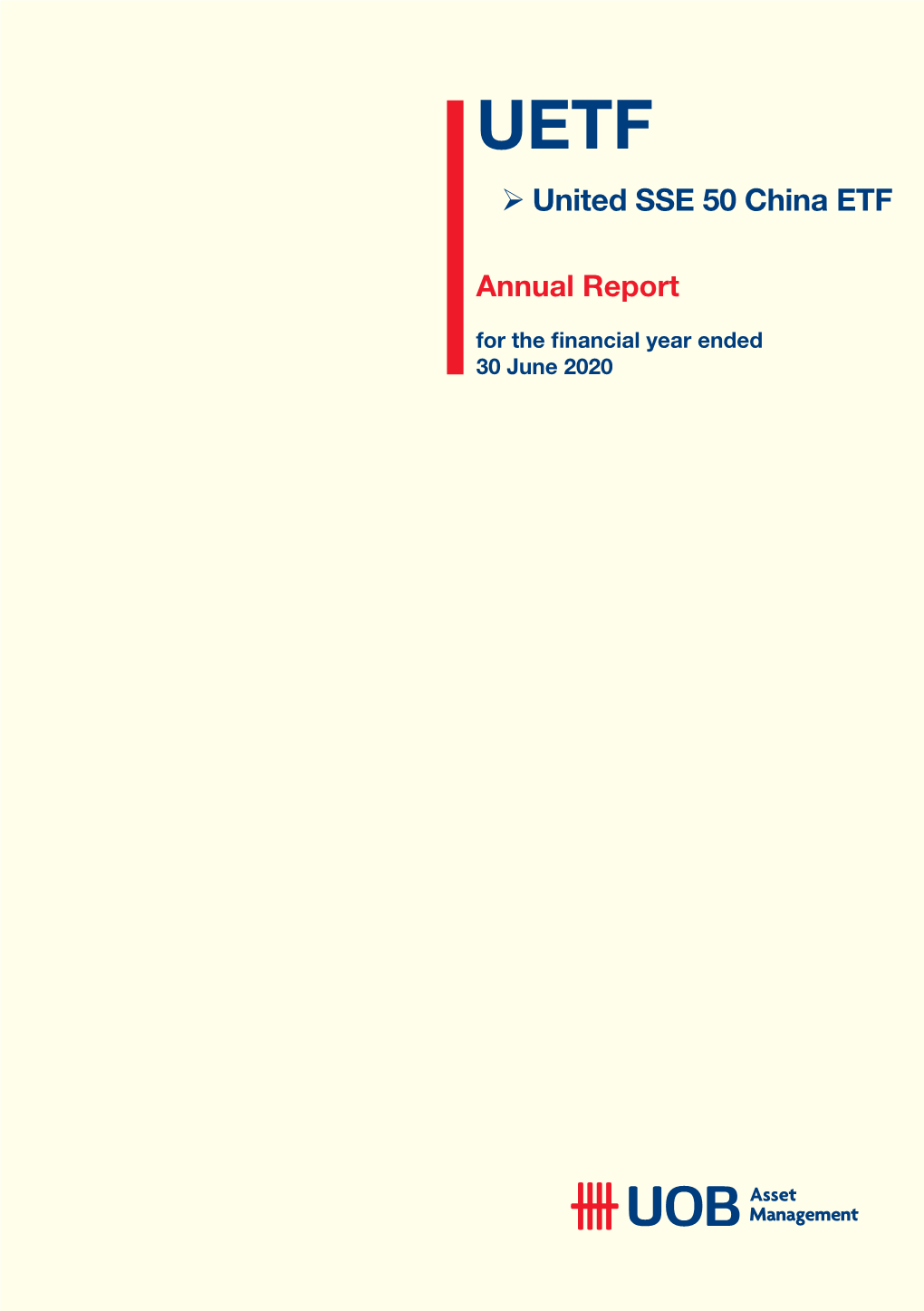 United SSE 50 China ETF