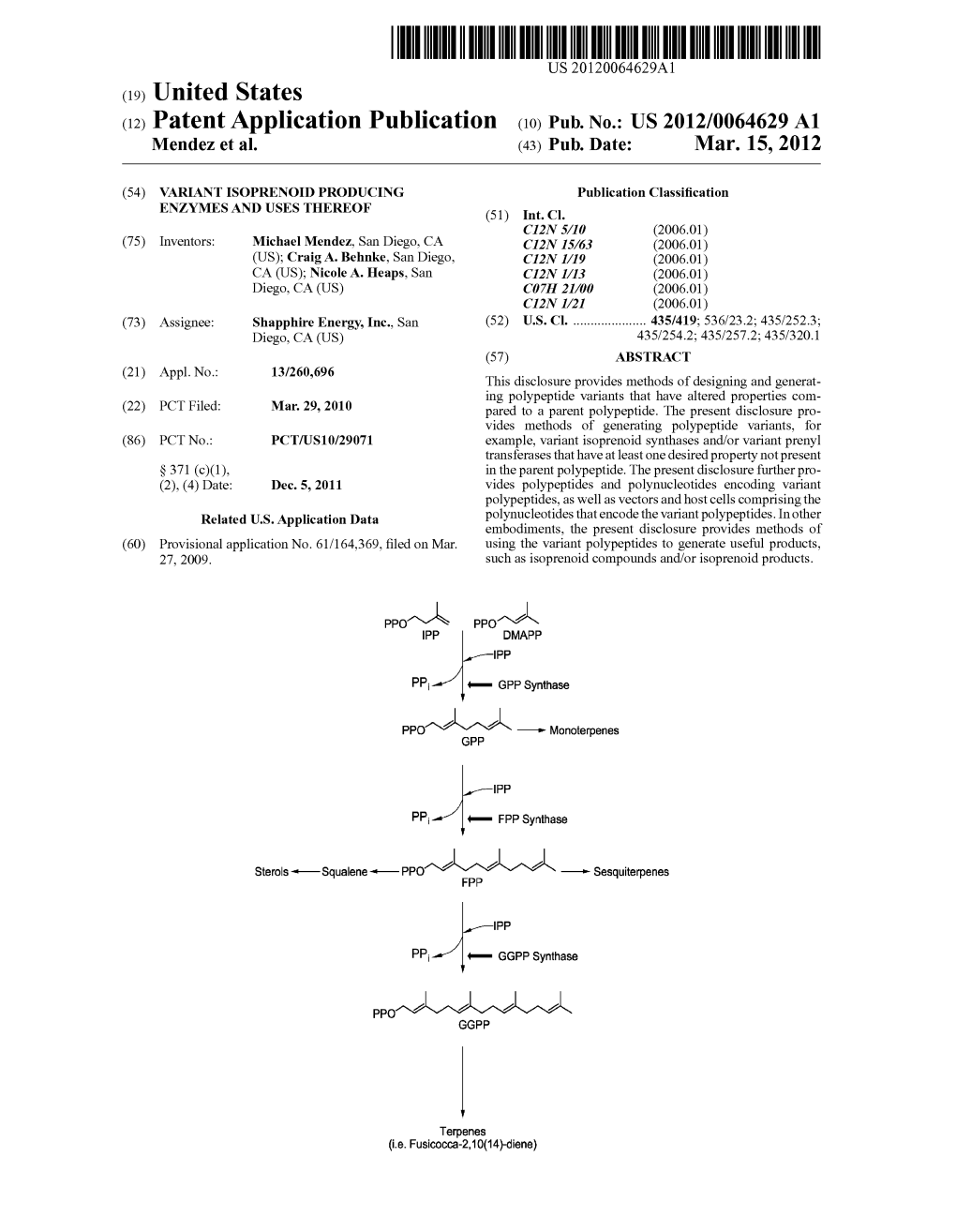 Pro- Pro IP P DMAPP IPP PP, { GPP Synthase