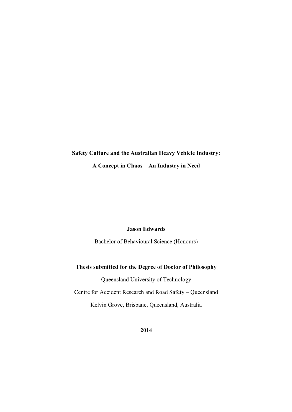 Jason Edwards Thesis