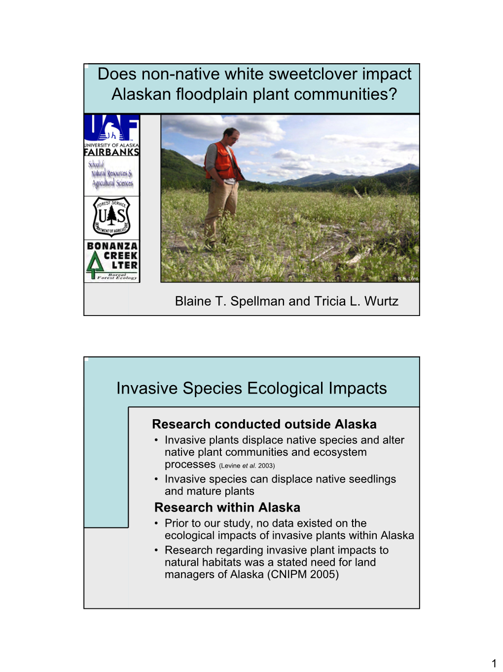 Invasive Species Ecological Impacts