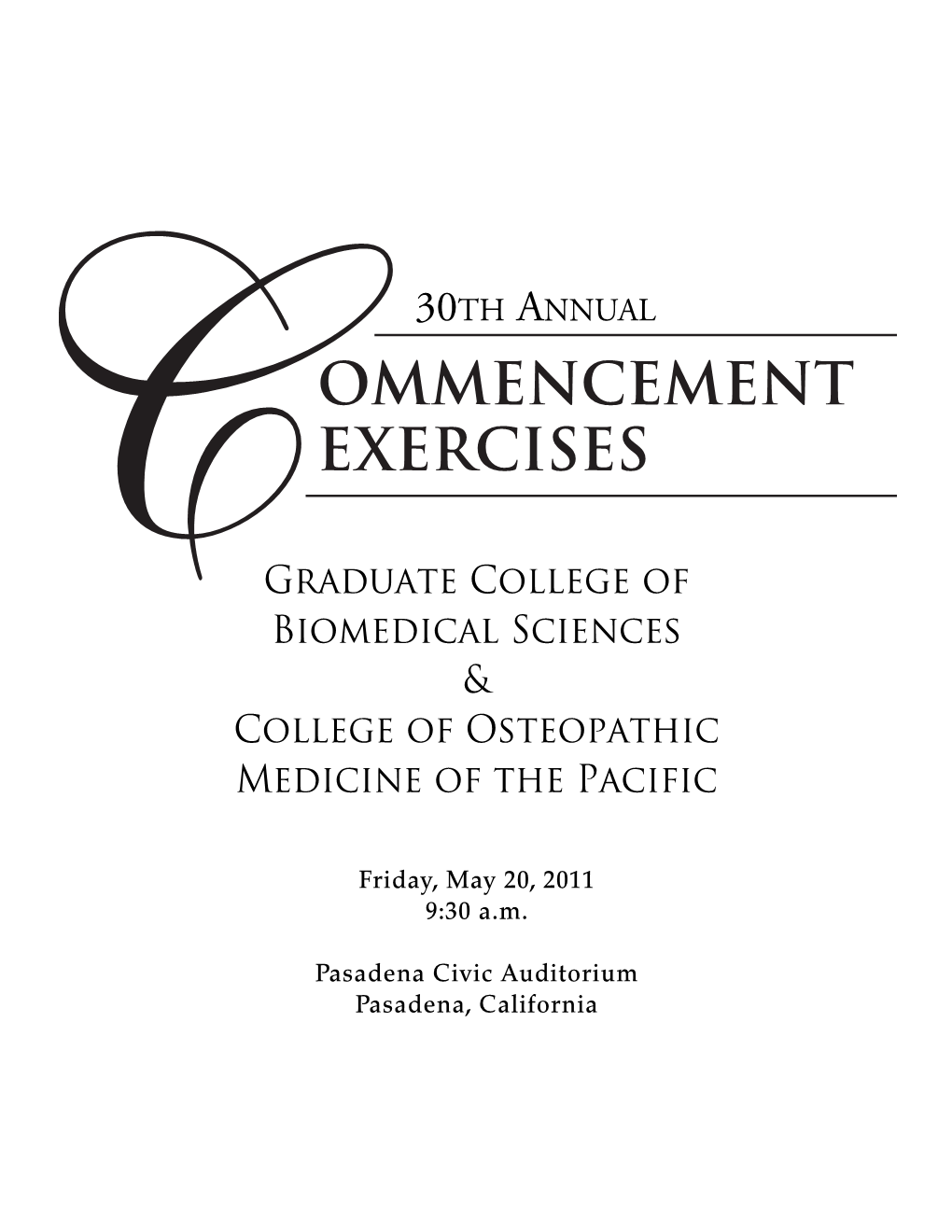 Graduate College of Biomedical Sciences & College of Osteopathic