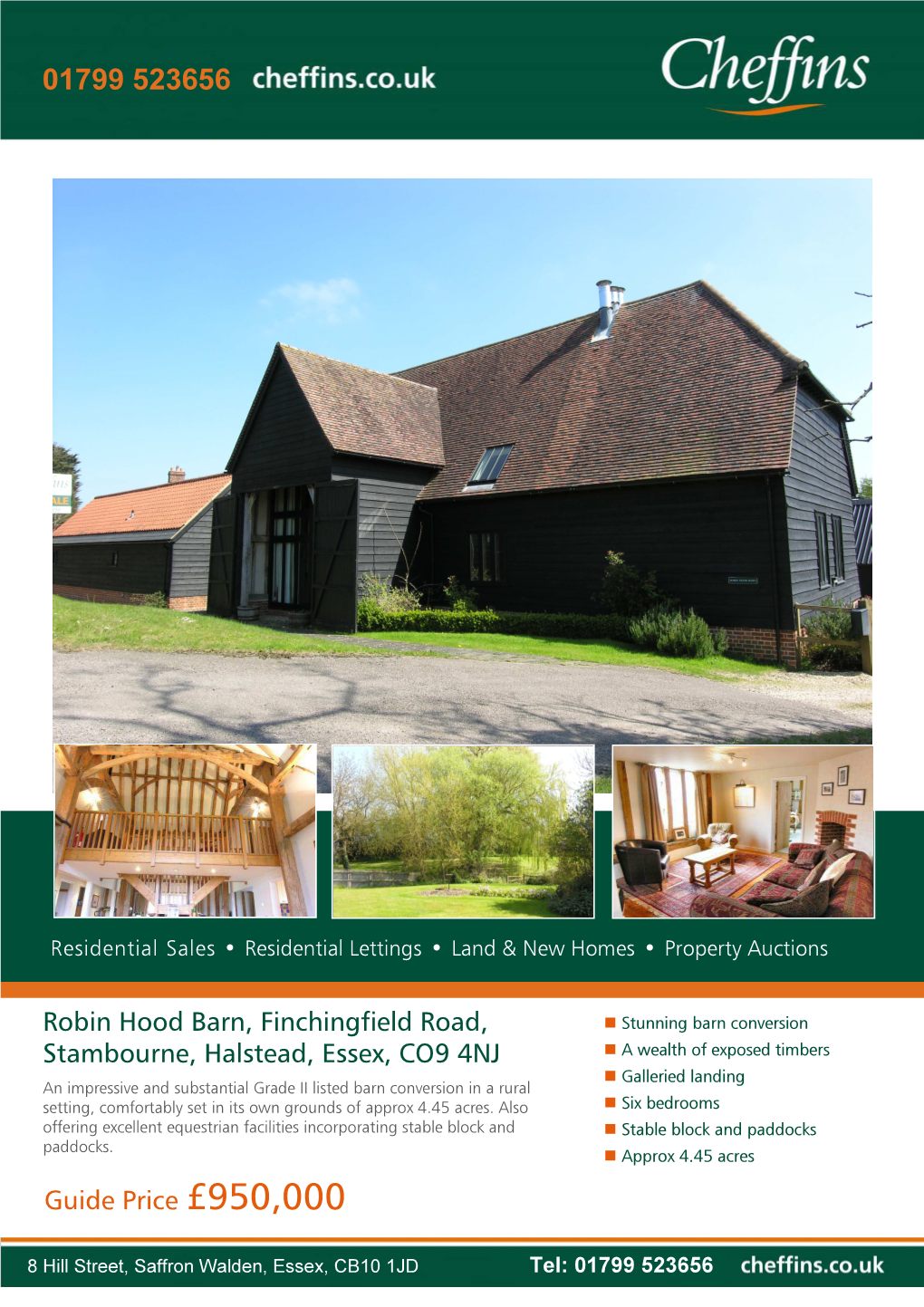 Robin Hood Barn, Finchingfield Road, Stambourne, Halstead