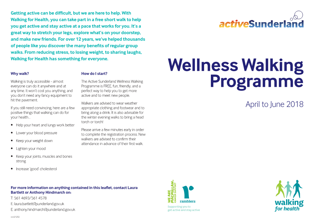 Oce21202 Wellness Walking Programme Leaflet A5 Apr-Jun