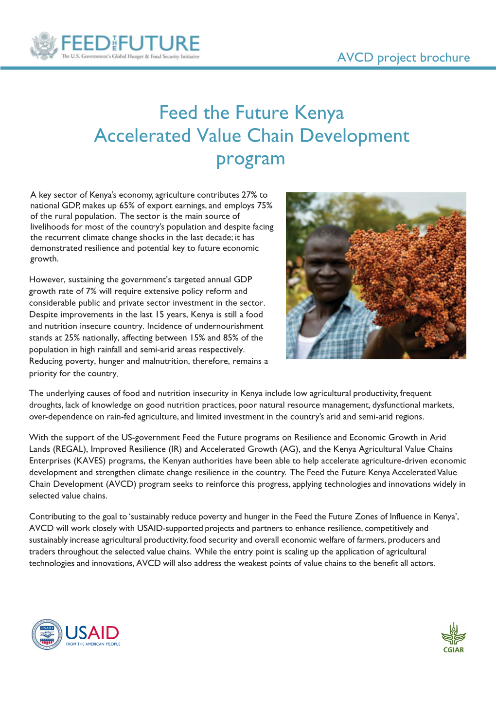 Feed the Future Kenya Accelerated Value Chain Development Program