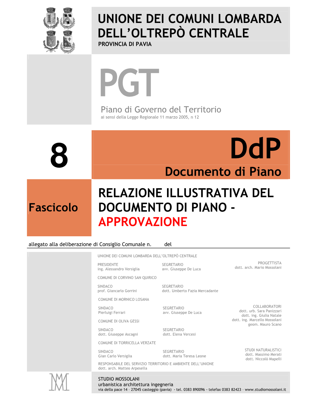 Relazione Illustrativa Del Documento Di Piano