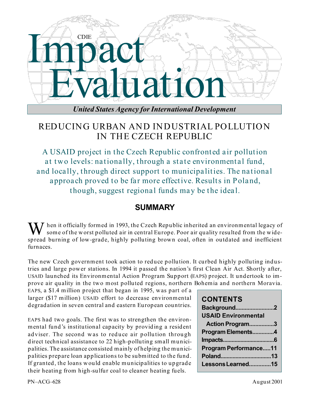 Reducing Urban and Industrial Pollution in The