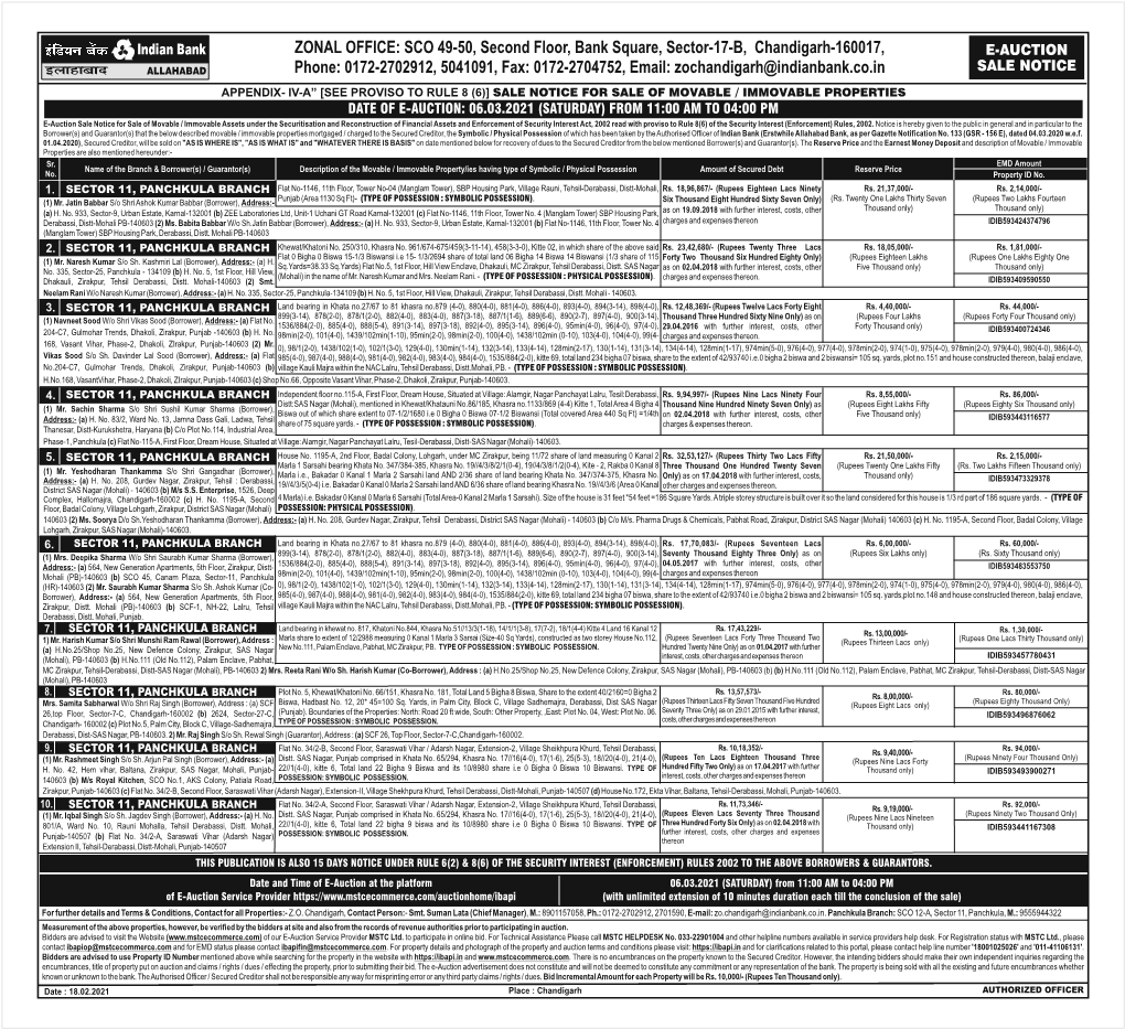 SCO 49-50, Second Floor, Bank Square, Sector-17-B