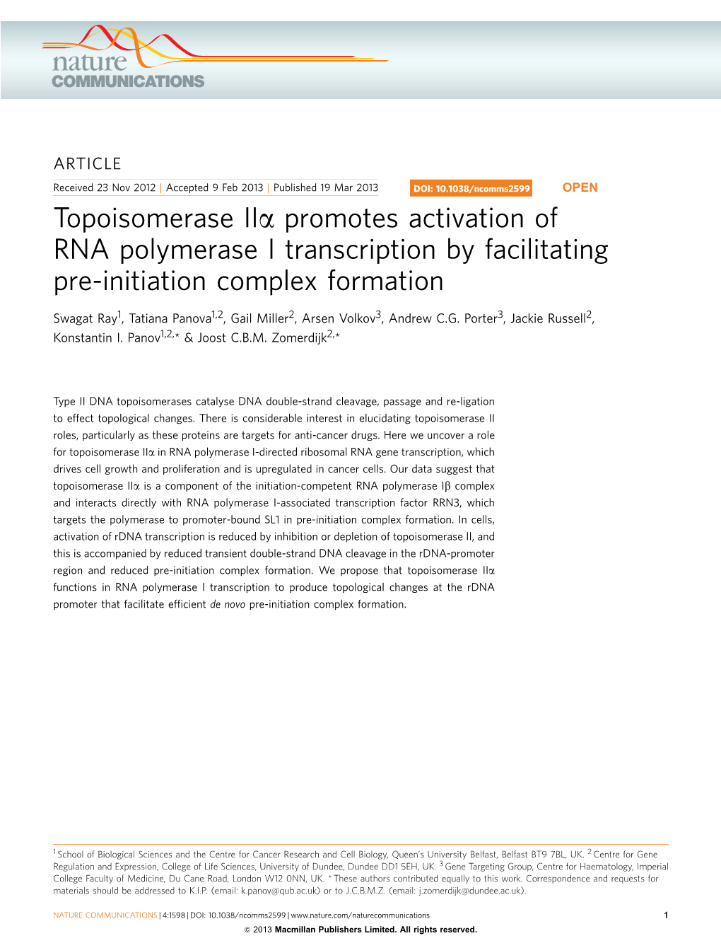 Topoisomerase II&Alpha