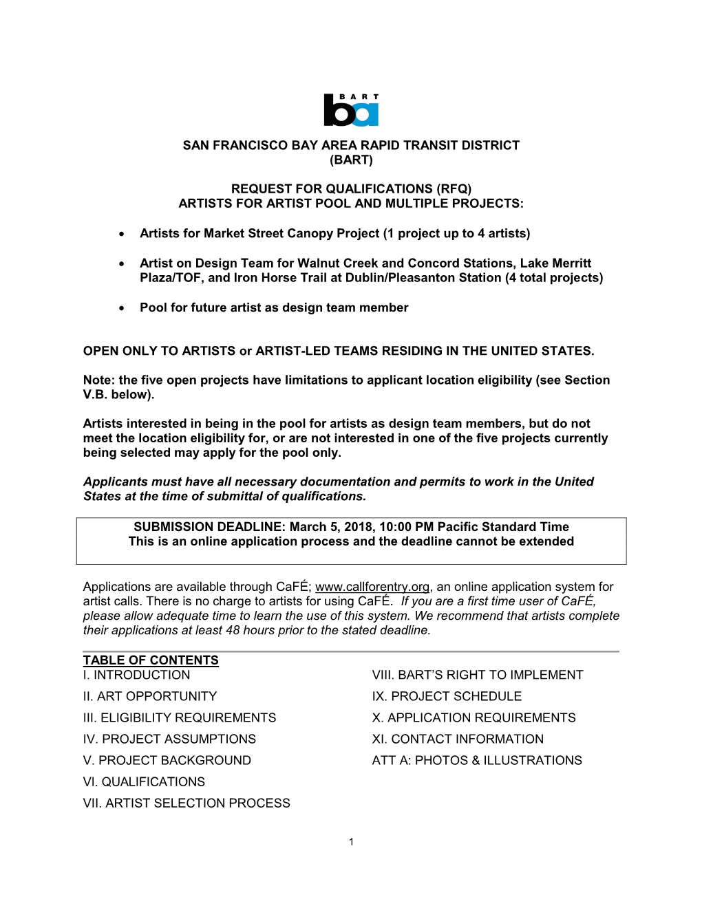 San Francisco Bay Area Rapid Transit District (Bart)