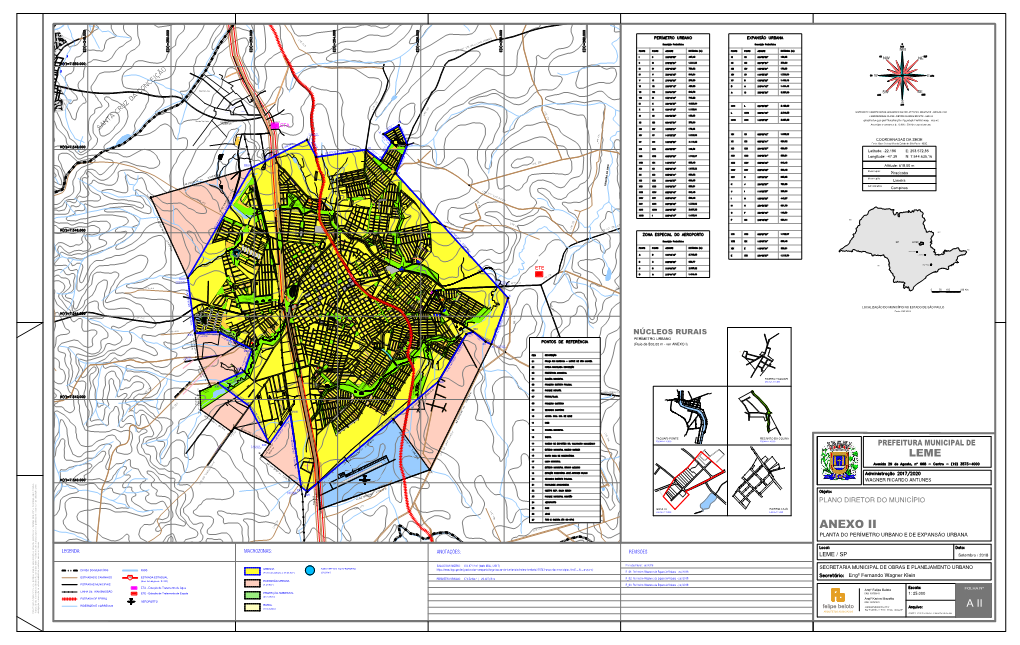 Anexo Ii Lme 275 Planta Do Perímetro Urbano E De Expansão Urbana