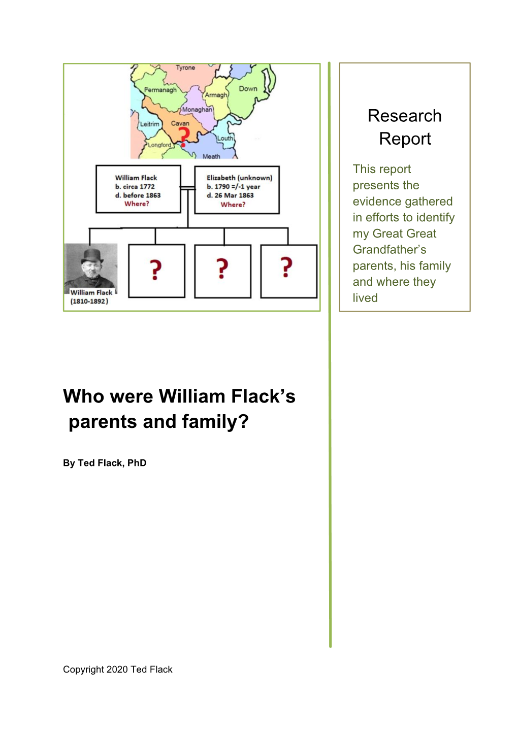 Who Were William Flack's Parents and Family?