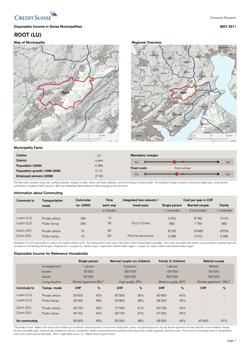 ROOT (LU) Map of Municipality Regional Overview