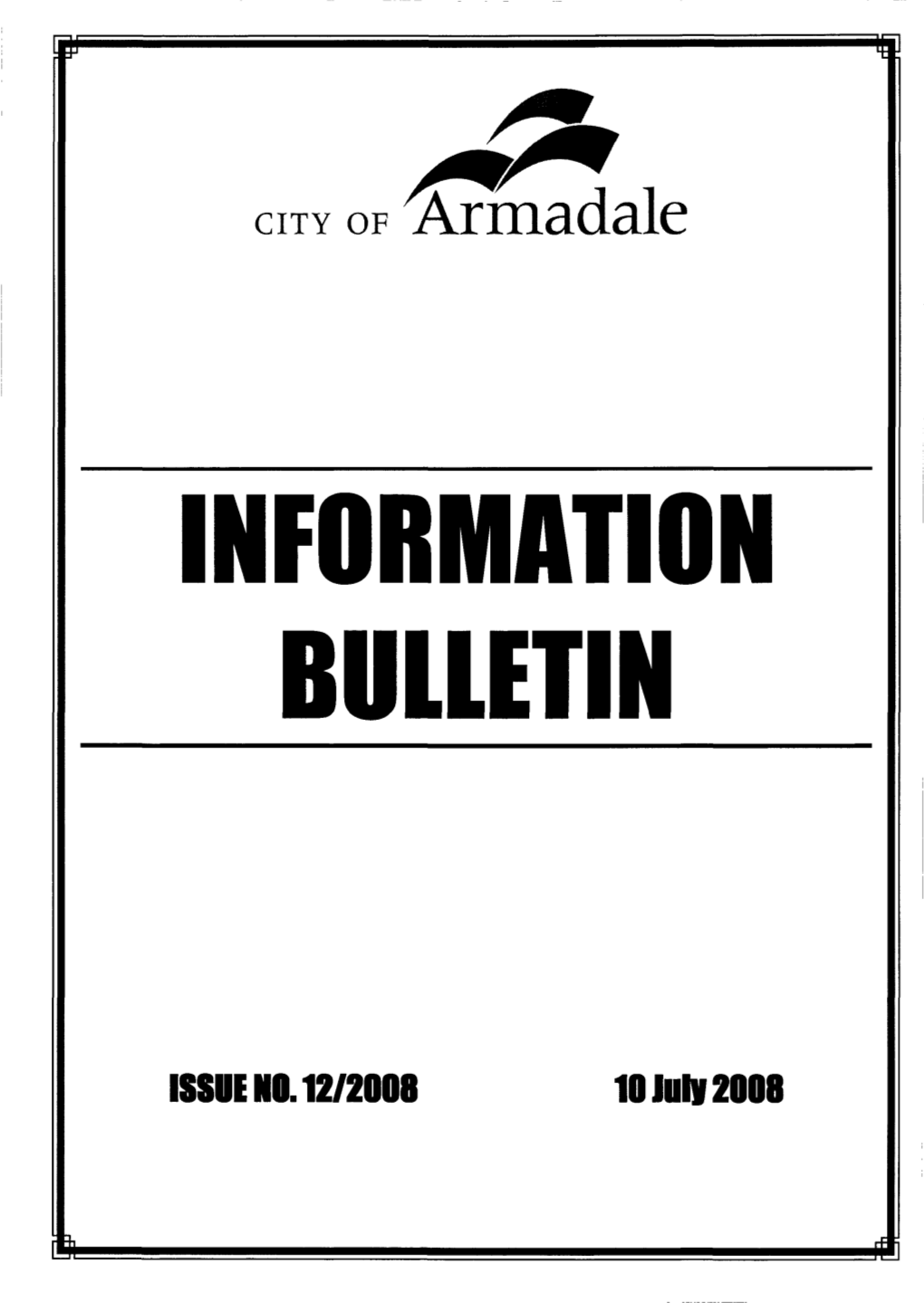 Issue No. 12/2008 Bulletin