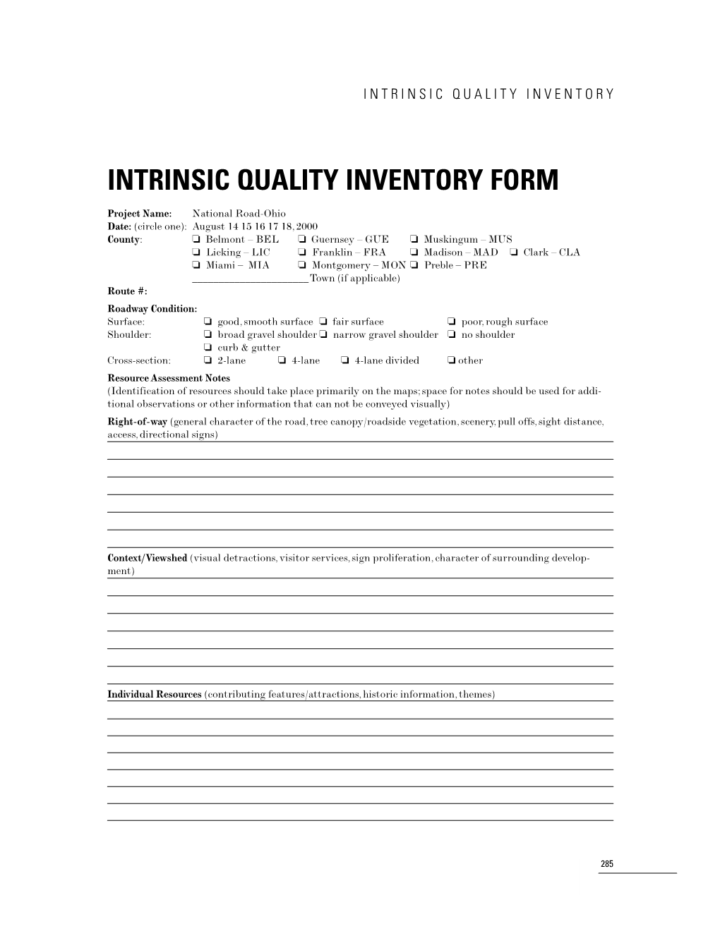 Chapter 5, Instrinsic Quality Inventory
