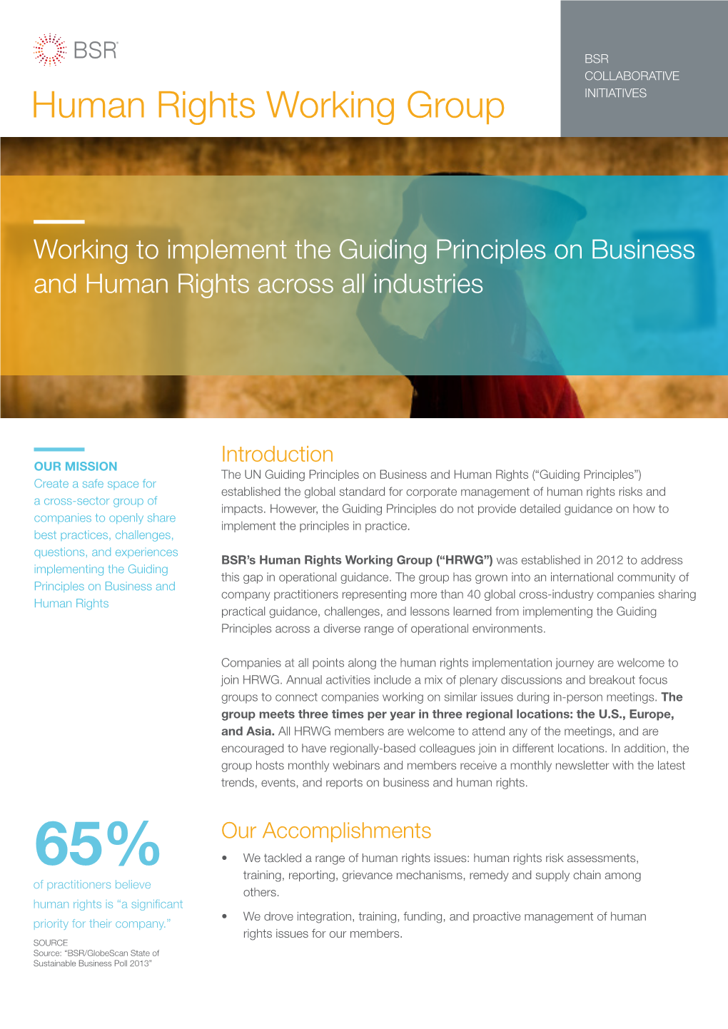 Human Rights Working Group INITIATIVES