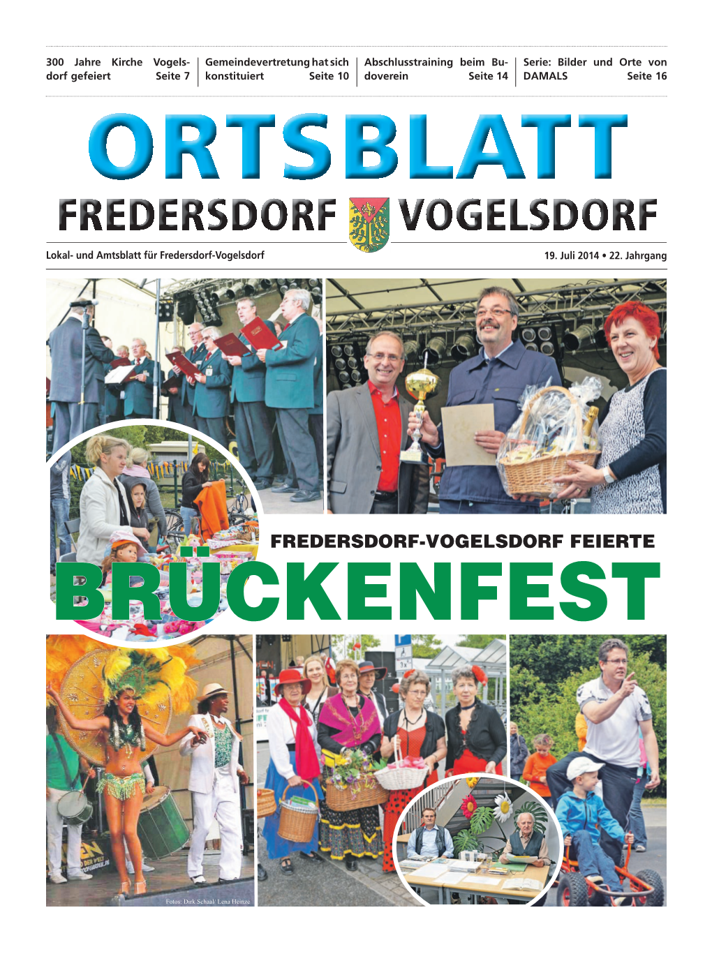 Fredersdorf-Vogelsdorf Feierte Brückenfest