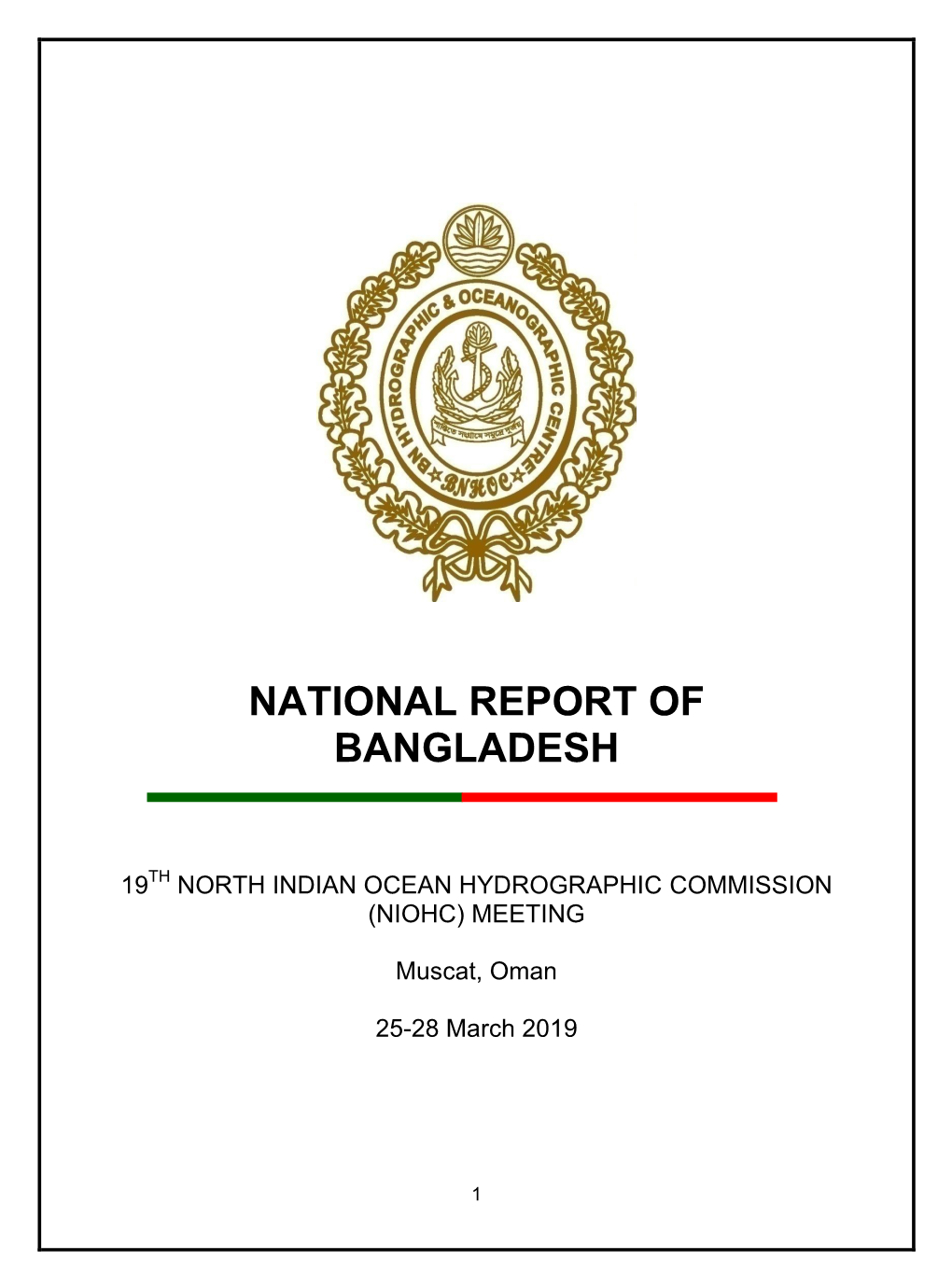 Bangladesh National Report